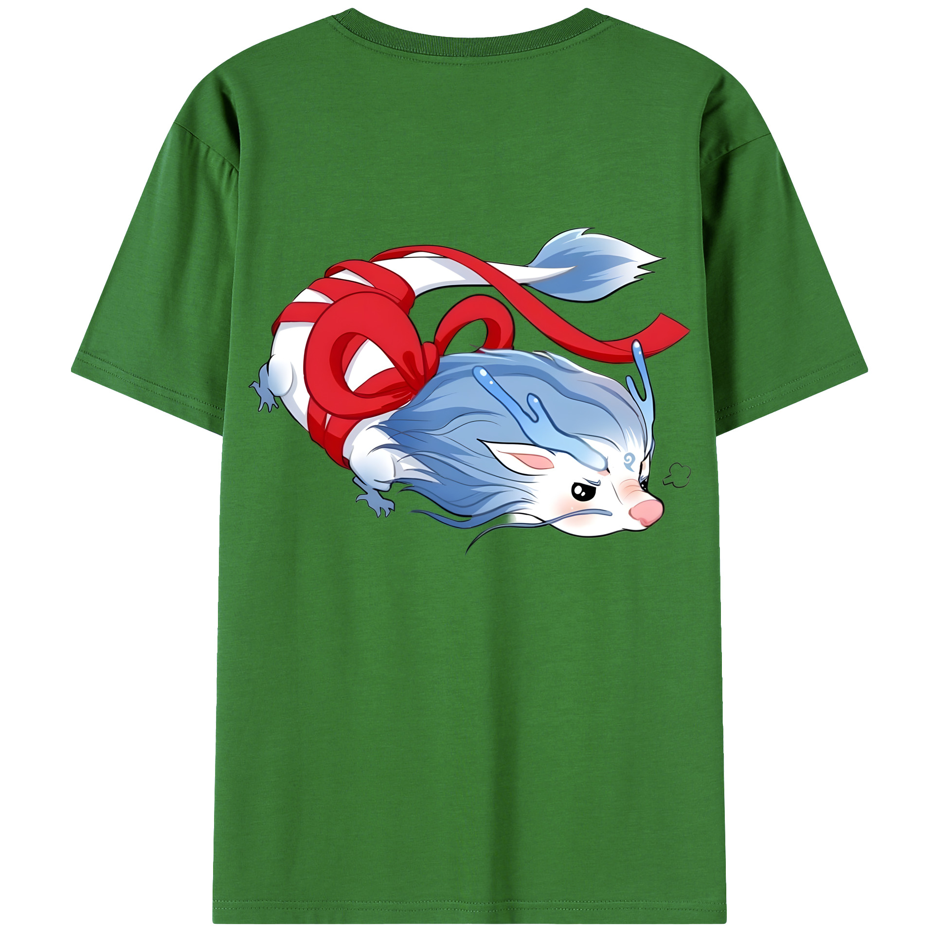 （画像用） Ne Zha 2 ナタ 魔童の大暴れ レディース半袖Tシャツ(バックプリント)